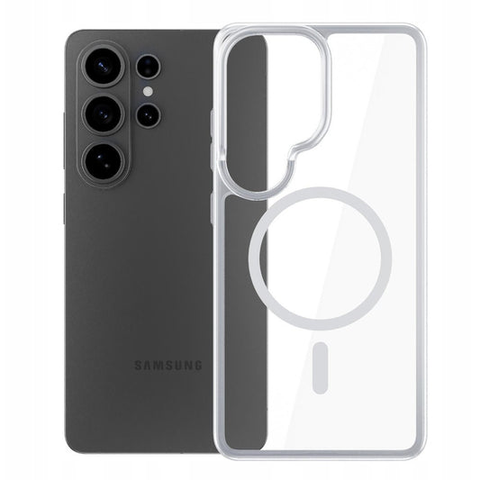 Futrola MagSafe za Samsung Galaxy S26 Ultra, 3MK, Armor MagCase, Prozirna