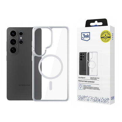 MagSafe futrola za Samsung Galaxy S26 Ultra S948, 3MK, Armor MagCase, Prozirna