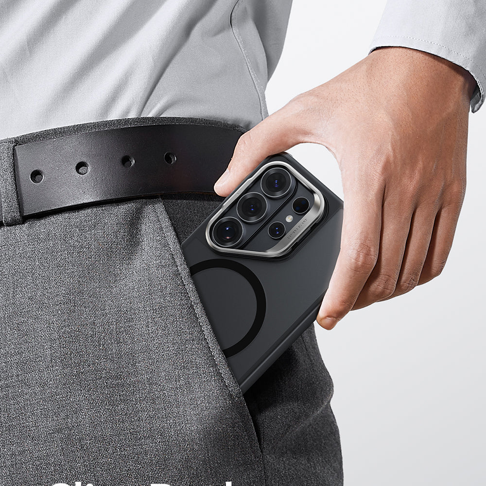 Futrola MagSafe za Samsung Galaxy S26 Ultra S948, ESR, Classic Hybrid Kickstand, Satin Crna