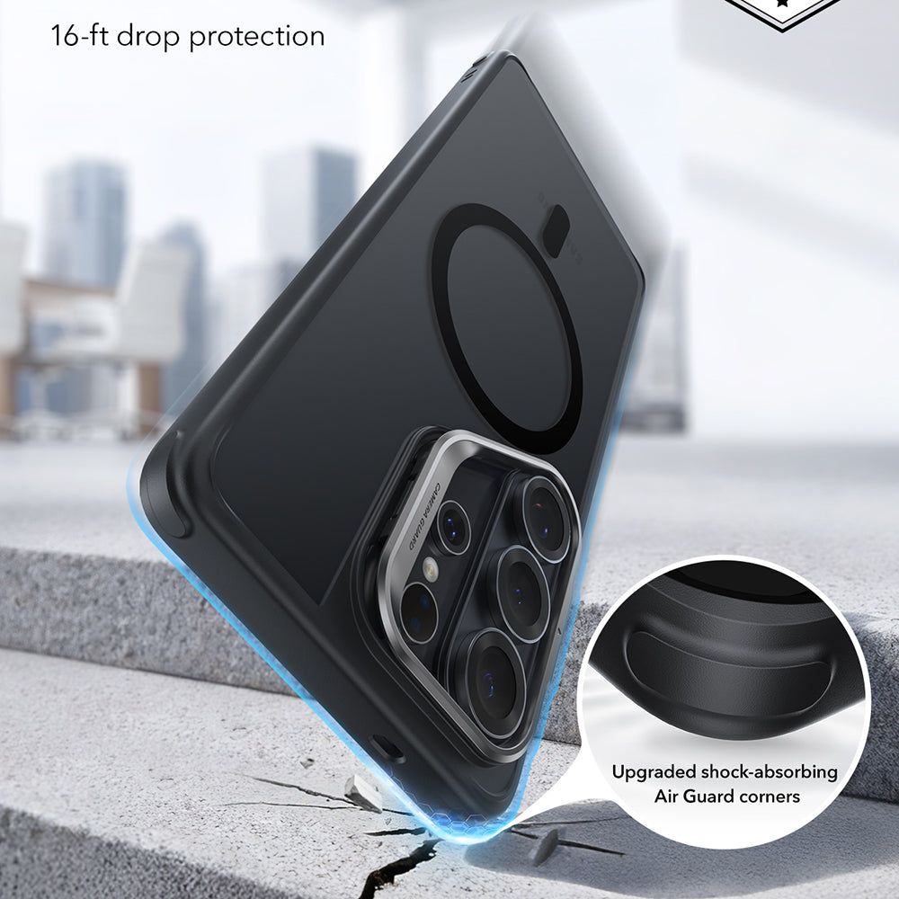 Futrola MagSafe za Samsung Galaxy S26 Ultra S948, ESR, Classic Hybrid Kickstand, Satin Crna