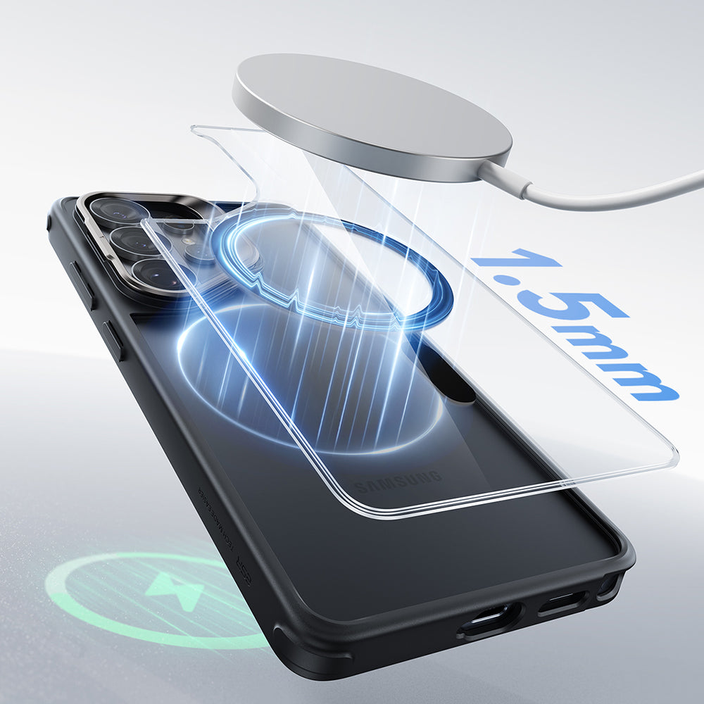 Futrola MagSafe za Samsung Galaxy S26 Ultra, ESR, Classic Hybrid Kickstand, Crno Prozirna