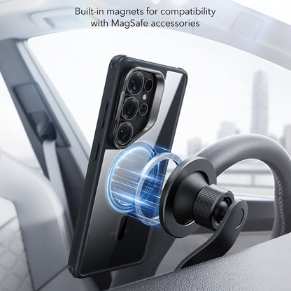 Futrola MagSafe za Samsung Galaxy S26 Ultra, ESR, Classic Hybrid Kickstand, Crno Prozirna