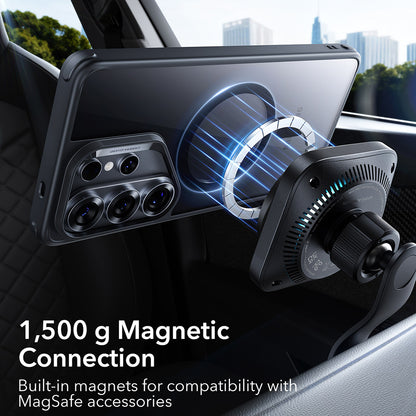 Futrola MagSafe za Samsung Galaxy S26 Ultra, ESR, Classic Hybrid, Crno Prozirna