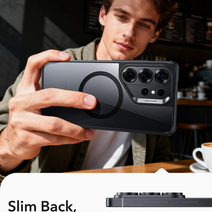 Futrola MagSafe za Samsung Galaxy S26 Ultra, ESR, Classic Hybrid, Crno Prozirna