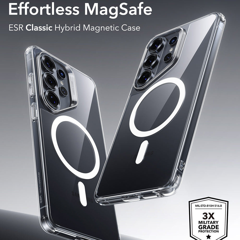 Futrola MagSafe za Samsung Galaxy S26 Ultra S948, ESR, Classic Hybrid, Prozirna