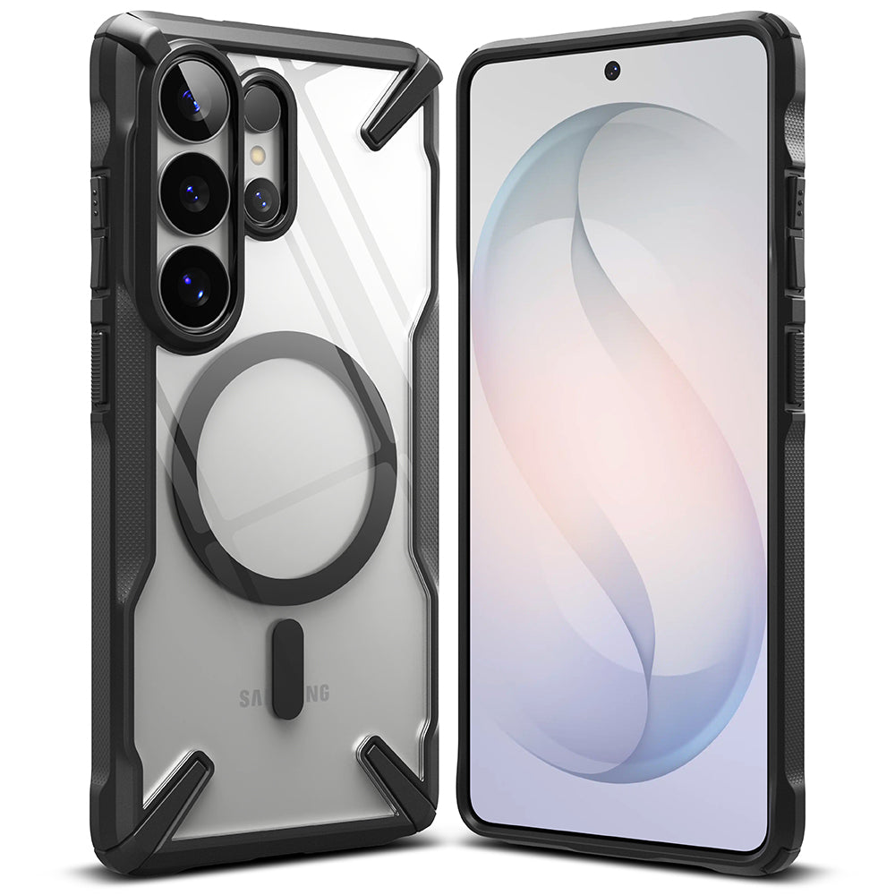 Futrola MagSafe za Samsung Galaxy S26 Ultra, Ringke, Fusion X, Crna