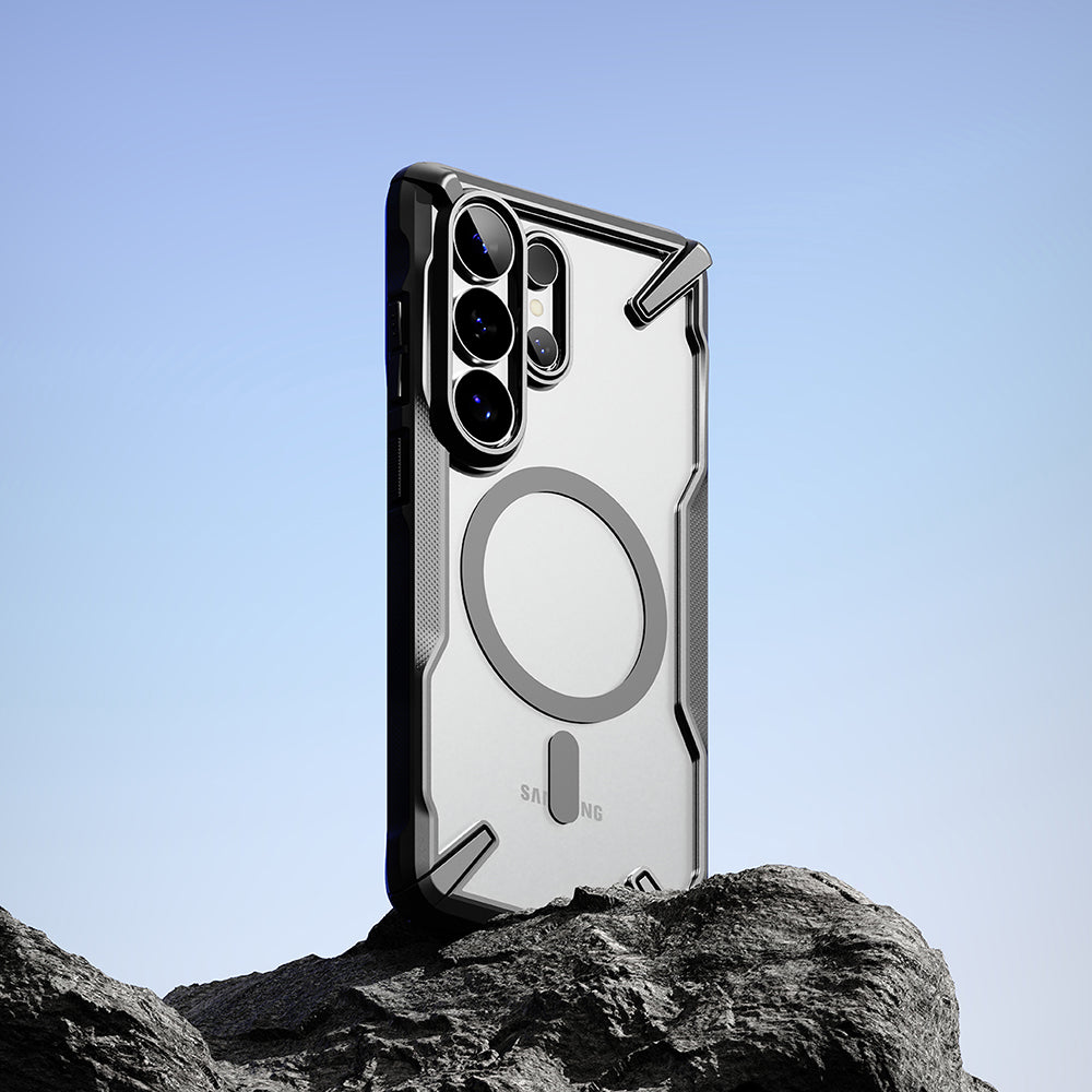 Futrola MagSafe za Samsung Galaxy S26 Ultra, Ringke, Fusion X, Crna