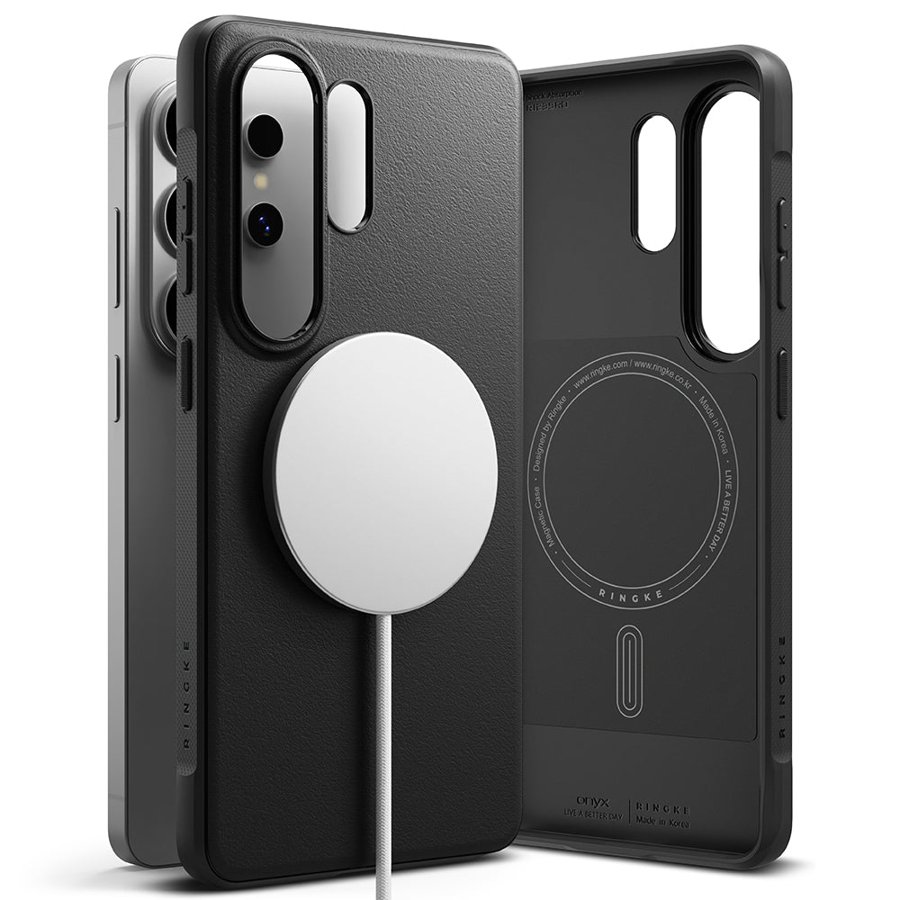 Futrola MagSafe za Samsung Galaxy S26 Ultra, Ringke, Onyx, Crna