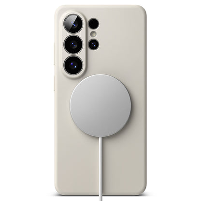 MagSafe futrola za Samsung Galaxy S26 Ultra S948, Ringke, Silikon, Krem