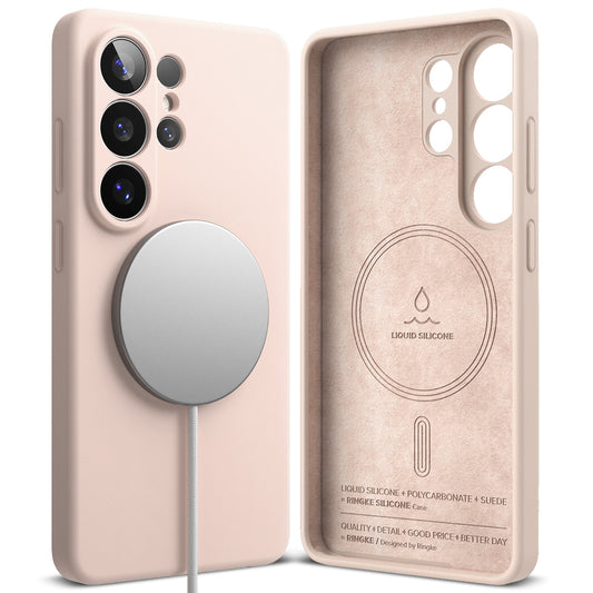 MagSafe futrola za Samsung Galaxy S26 Ultra, Ringke, Silikon, Roza