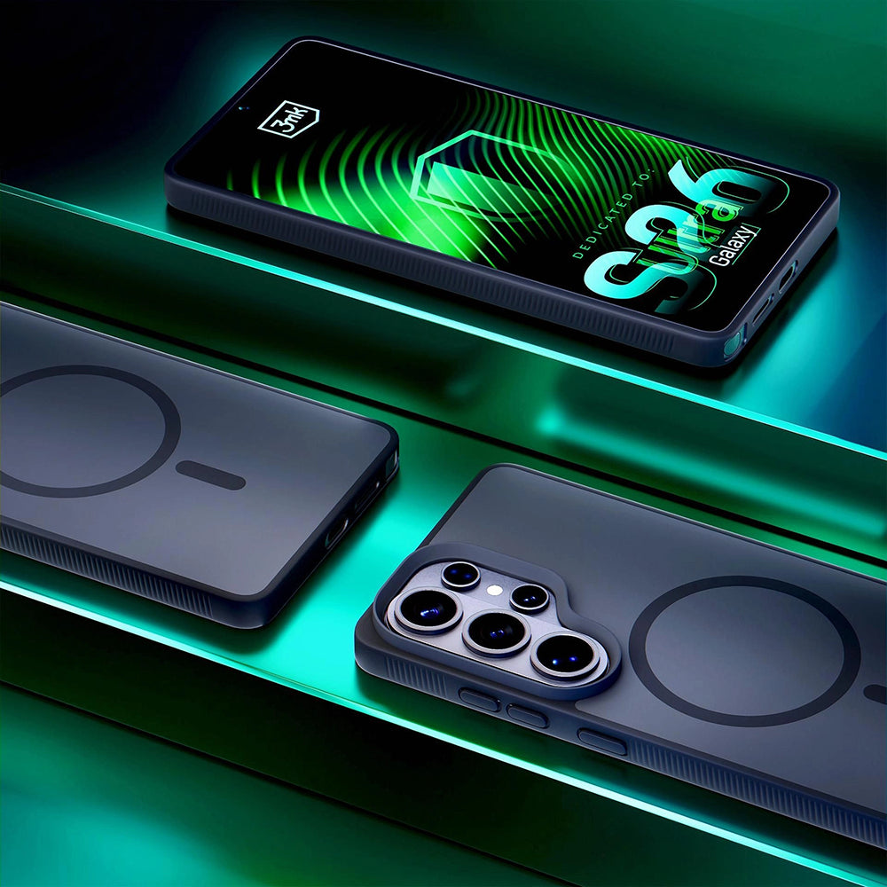 MagSafe futrola za Samsung Galaxy S26 Ultra S948, 3MK, Smoke MagCase, Siva