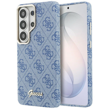 MagSafe futrola za Samsung Galaxy S26 Ultra S948, Guess, 4G Script Logo, Plava