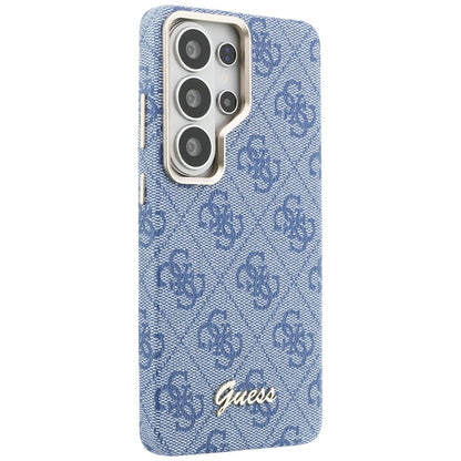 MagSafe futrola za Samsung Galaxy S26 Ultra S948, Guess, 4G Script Logo, Plava