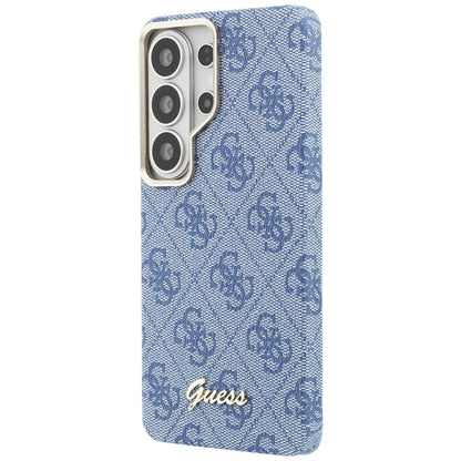 MagSafe futrola za Samsung Galaxy S26 Ultra S948, Guess, 4G Script Logo, Plava