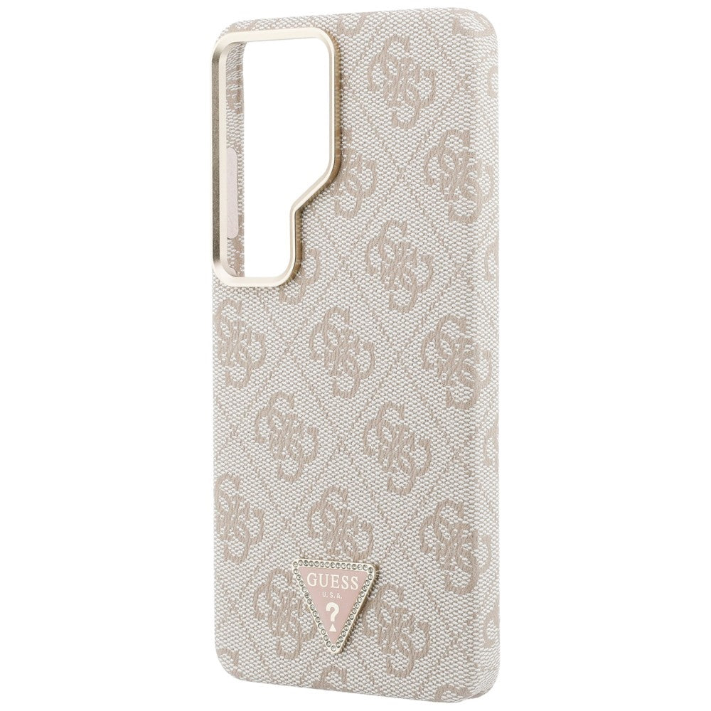MagSafe futrola za Samsung Galaxy S26 Ultra S948, Guess, 4G Triangle Logo, Roza