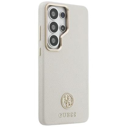 MagSafe futrola za Samsung Galaxy S26 Ultra S948, Guess, Rhinestone Round Logo, Bež