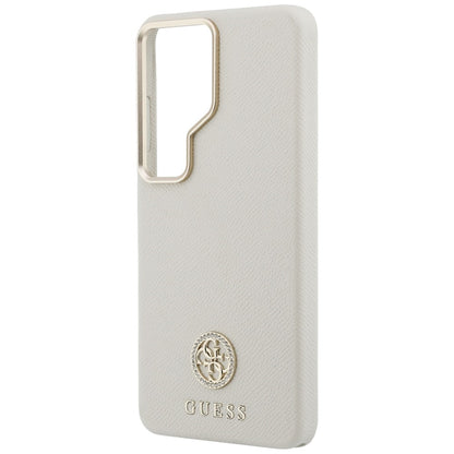 MagSafe futrola za Samsung Galaxy S26 Ultra S948, Guess, Rhinestone Round Logo, Bež