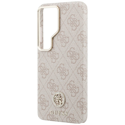 Futrola MagSafe za Samsung Galaxy S26 Ultra S948, Guess, Rhinestone Round Logo, Roza