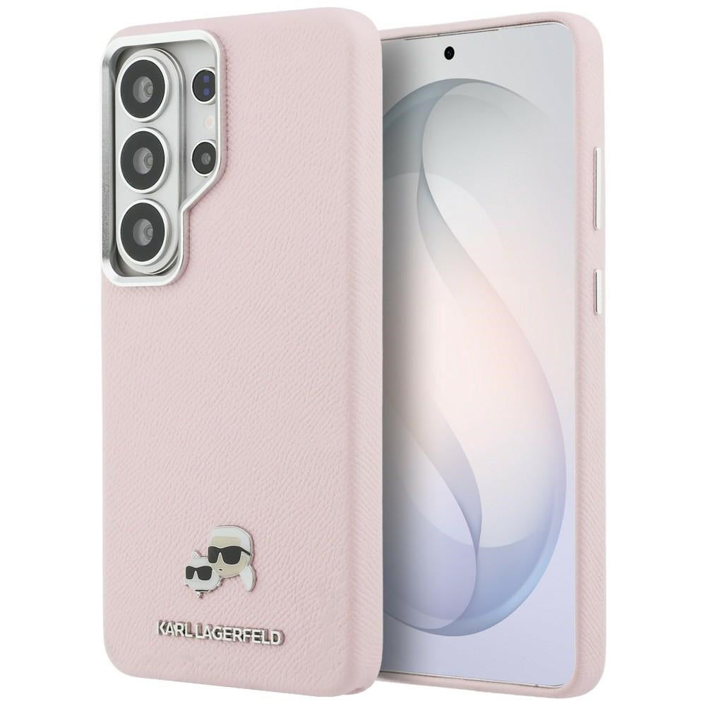 Futrola MagSafe za Samsung Galaxy S26 Ultra S948, Karl Lagerfeld, Karl & Choupette Head's Pin, Roza
