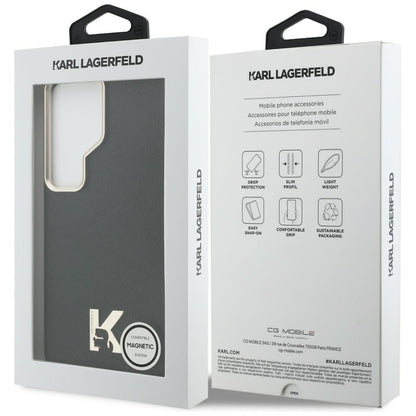 MagSafe futrola za Samsung Galaxy S26 Ultra S948, Karl Lagerfeld, Karl Head Logo, Crna