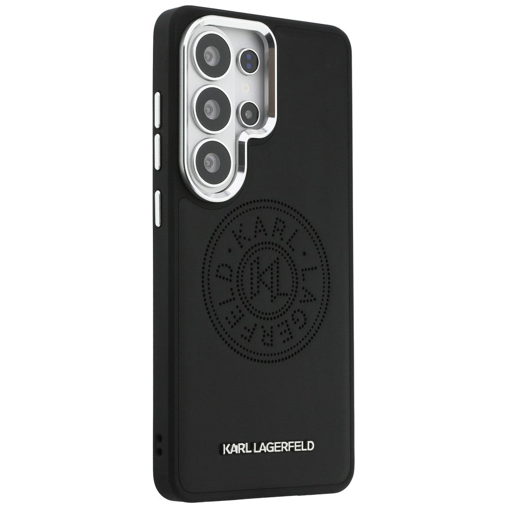 MagSafe futrola za Samsung Galaxy S26 Ultra S948, Karl Lagerfeld, Karl Round Point Logo, Crna