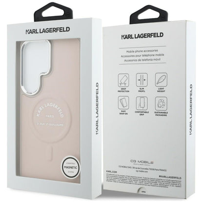 MagSafe futrola za Samsung Galaxy S26 Ultra S948, Karl Lagerfeld, Karl RSG Logo, Roza