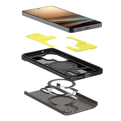 Futrola MagSafe za Samsung Galaxy S26 Ultra S948, Spigen, Tough Armor, Siva ACS10685