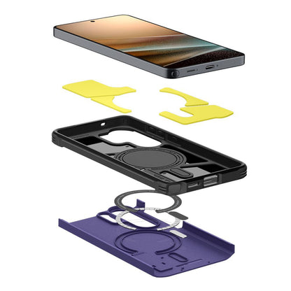 Futrola MagSafe za Samsung Galaxy S26 Ultra S948, Spigen, Tough Armor, Ljubičasta ACS11209