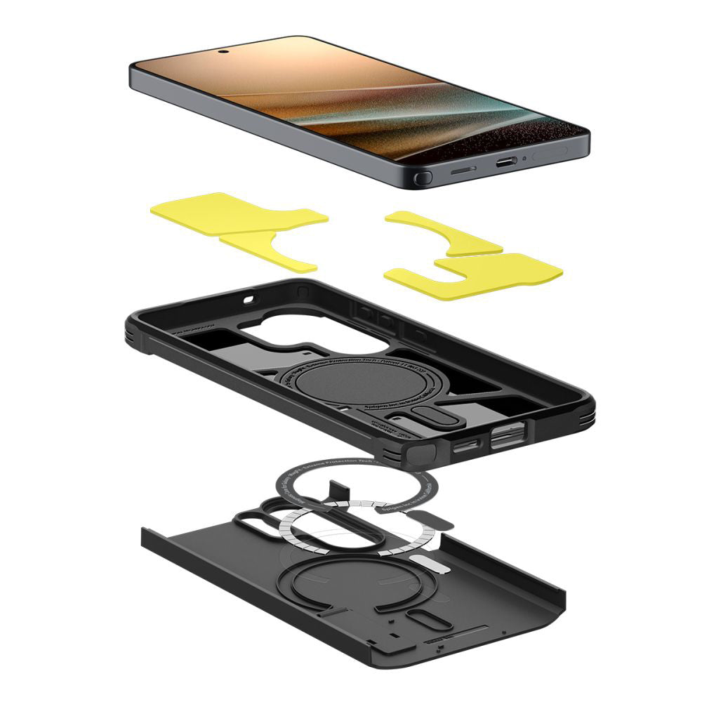 Futrola MagSafe za Samsung Galaxy S26 Ultra S948, Spigen, Tough Armor, Crna ACS10684