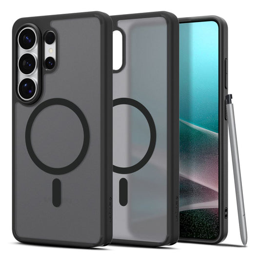 Futrola MagSafe za Samsung Galaxy S26 Ultra S948, Spigen, Ultra Hybrid, Crna Satinirana ACS10681