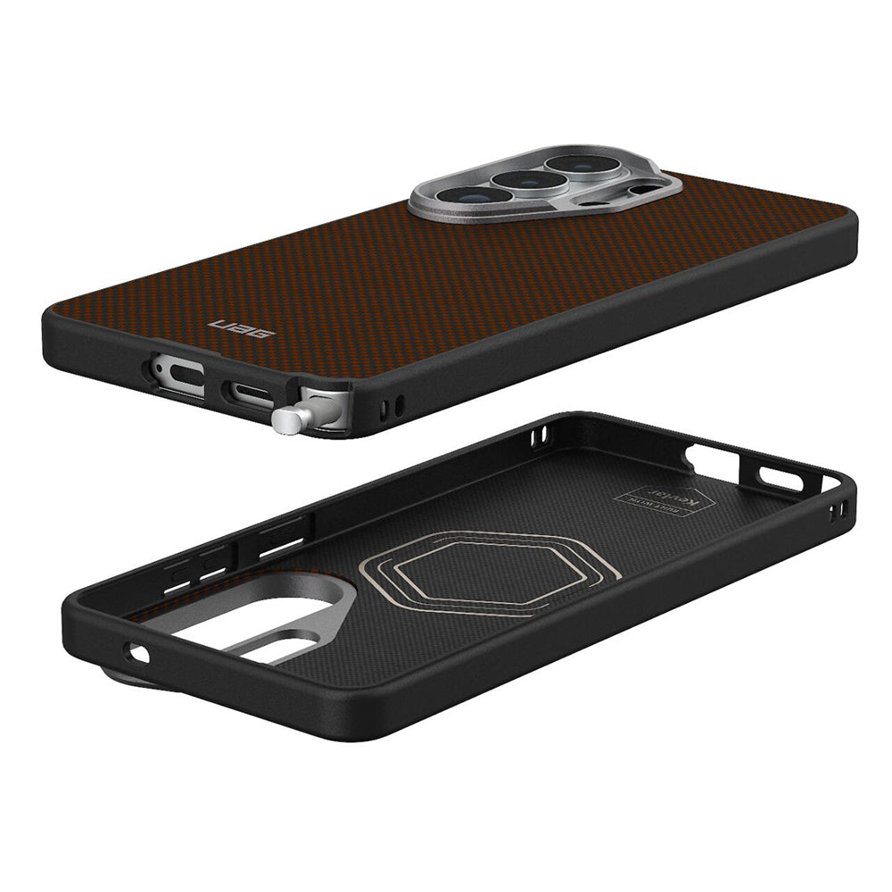 MagSafe maska za Samsung Galaxy S26 Ultra S948, Urban Armor Gear, Fibr Armr, Narančasto Crna