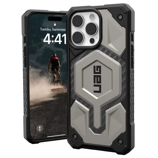 MagSafe maska za Samsung Galaxy S26 Ultra S948, Urban Armor Gear, Monarch Pro Carbon, siva
