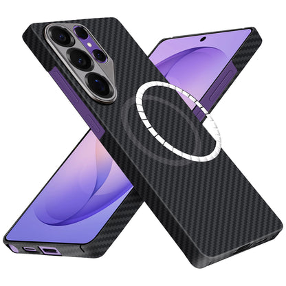 MagSafe futrola za Samsung Galaxy S26 Ultra S948, Techsuit, Aramid Fiber, Crna