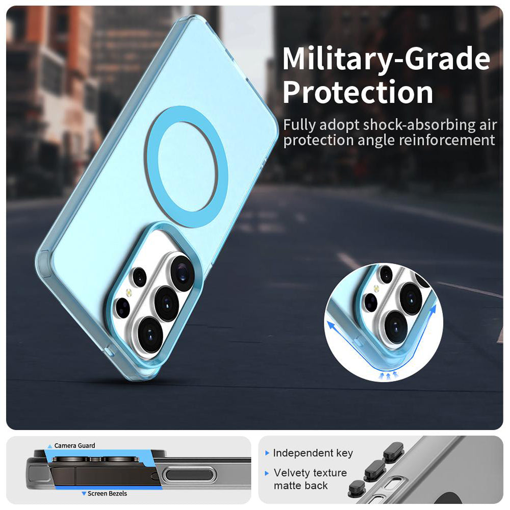 Futrola MagSafe za Samsung Galaxy S26 Ultra, Techsuit, CandyCase, Plava