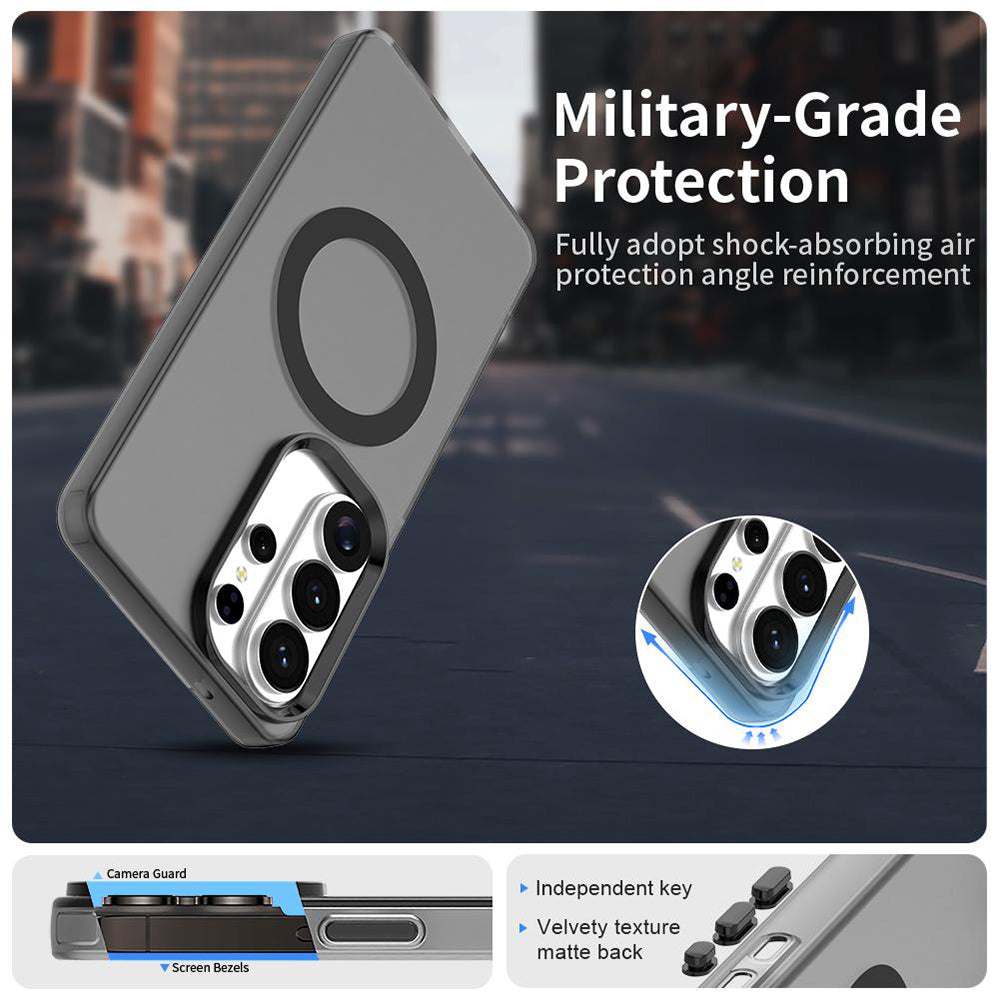 Futrola MagSafe za Samsung Galaxy S26 Ultra, Techsuit, CandyCase, Crna