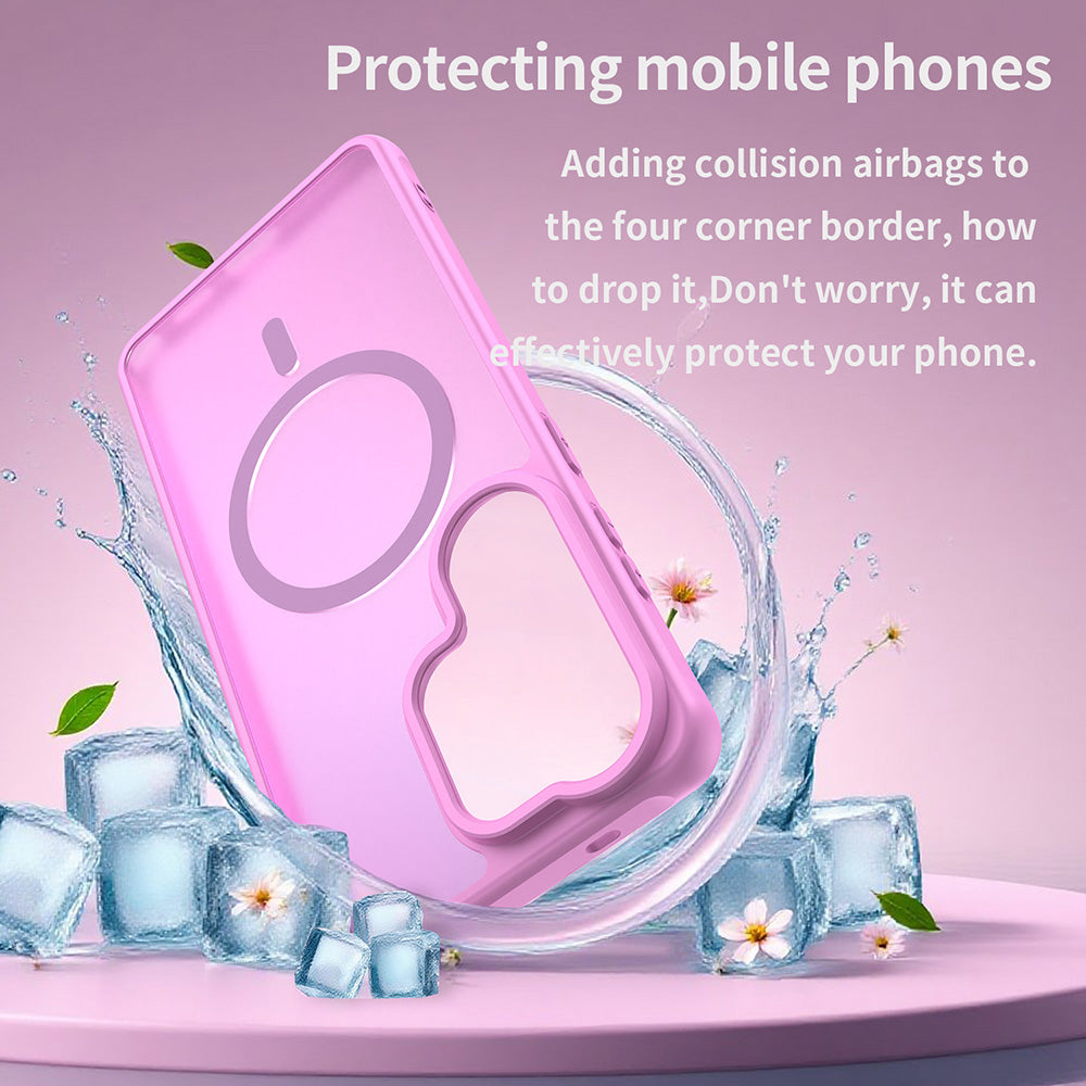 Futrola MagSafe za Samsung Galaxy S26 Ultra, Techsuit, HaloFrost II, Roza