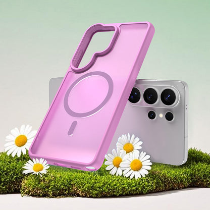 Futrola MagSafe za Samsung Galaxy S26 Ultra, Techsuit, HaloFrost II, Roza