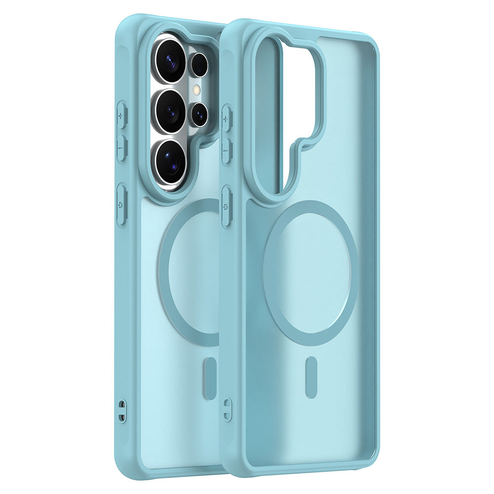 Futrola MagSafe za Samsung Galaxy S26 Ultra, Techsuit, HaloFrost II, Svijetlo zelena