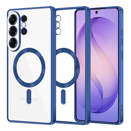 Futrola MagSafe za Samsung Galaxy S26 Ultra, Techsuit, Luxury Crystal, Tamnoplava