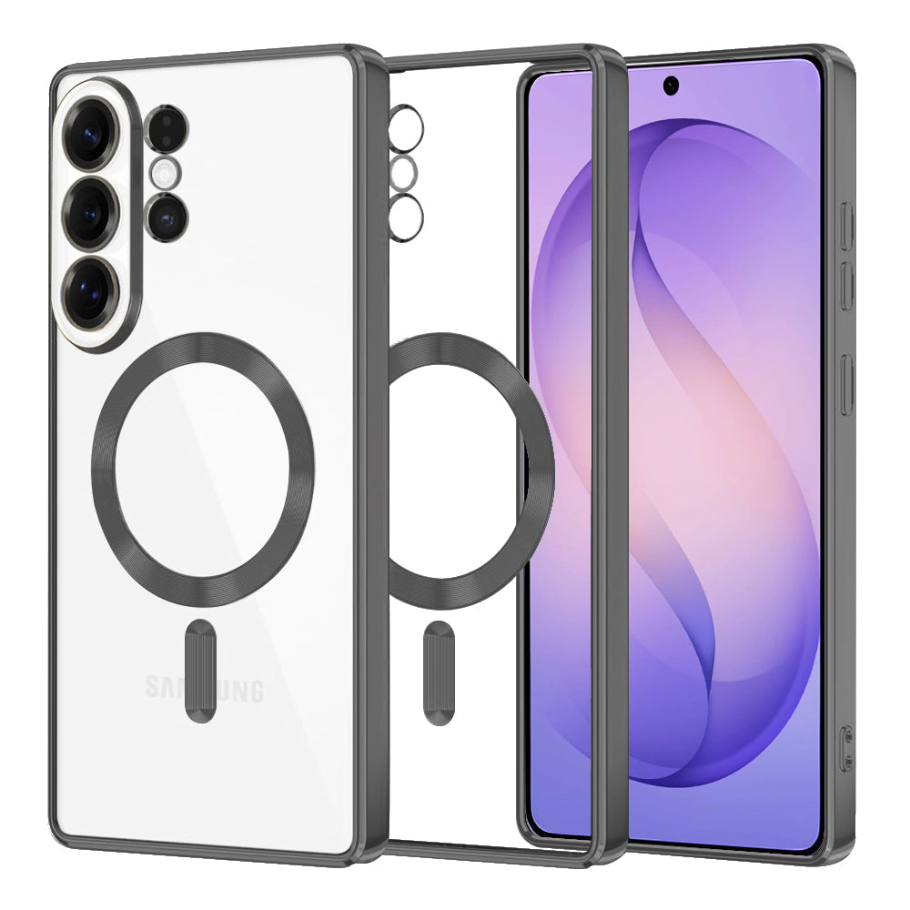 Futrola MagSafe za Samsung Galaxy S26 Ultra S948, Techsuit, Luxury Crystal, Crna