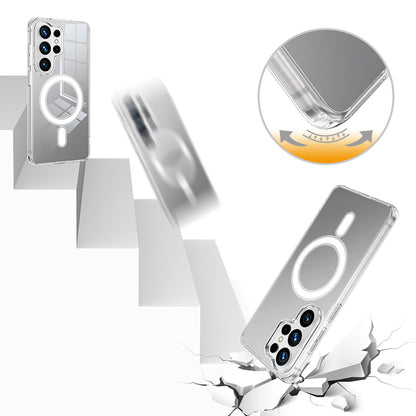 Futrola MagSafe za Samsung Galaxy S26 Ultra, Techsuit, Pro, Prozirna