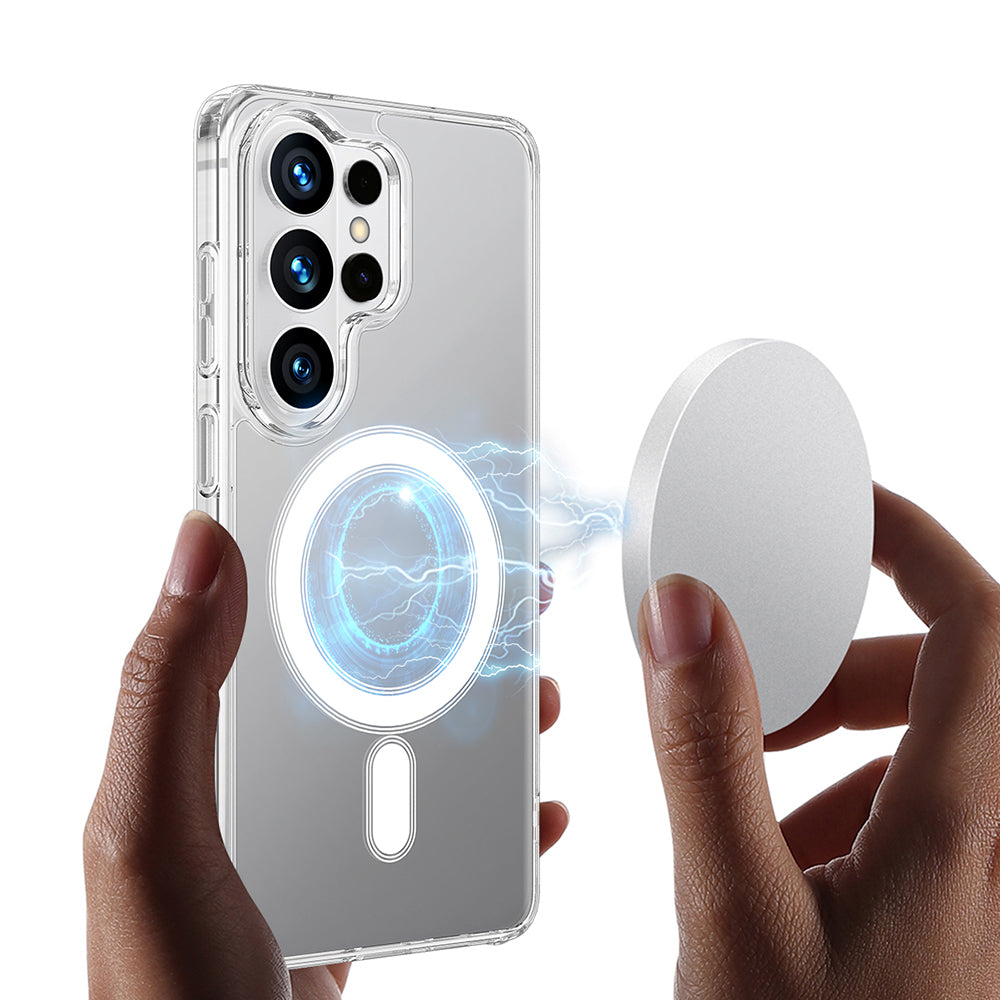 Futrola MagSafe za Samsung Galaxy S26 Ultra, Techsuit, Pro, Prozirna