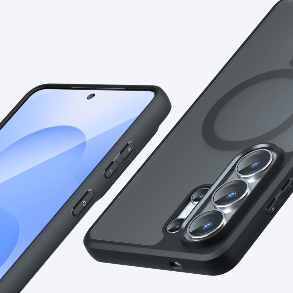 Futrola MagSafe za Samsung Galaxy S26 Ultra, Techsuit, PureFrost, Satin Crna