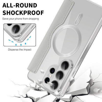 Futrola MagSafe za Samsung Galaxy S26 Ultra, Techsuit, SmartMag Book, Siva