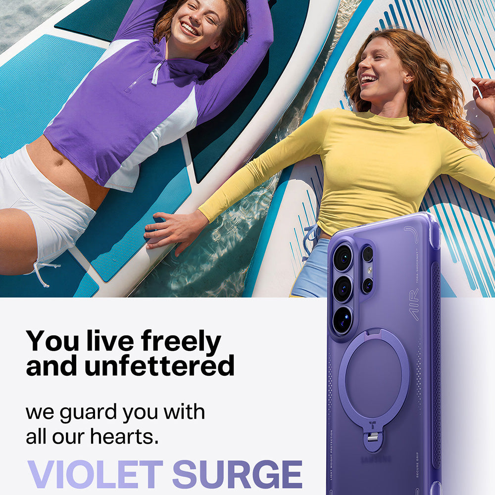 Futrola MagSafe za Samsung Galaxy S26 Ultra, Torras, Ostand Spin Air, Mov