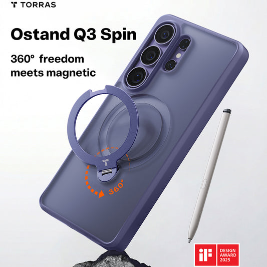 Futrola MagSafe za Samsung Galaxy S26 Ultra, Torras, Ostand Spin, Mov