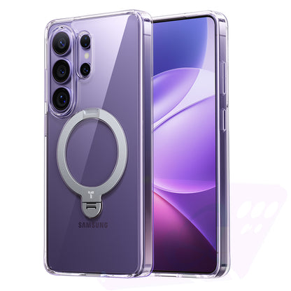 Futrola MagSafe za Samsung Galaxy S26 Ultra, Torras, Ostand Spin, Prozirna