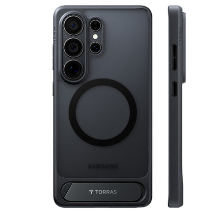 Futrola MagSafe za Samsung Galaxy S26 Ultra, Torras, Pstand, Crna