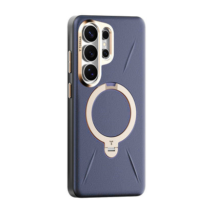 Futrola MagSafe za Samsung Galaxy S26 Ultra, Torras, QPRO Leather, Ljubičasta