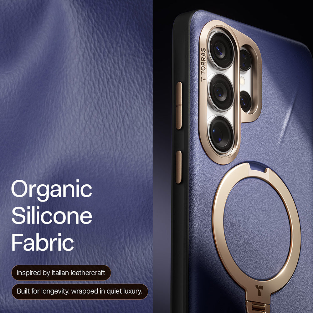 Futrola MagSafe za Samsung Galaxy S26 Ultra, Torras, QPRO Leather, Ljubičasta